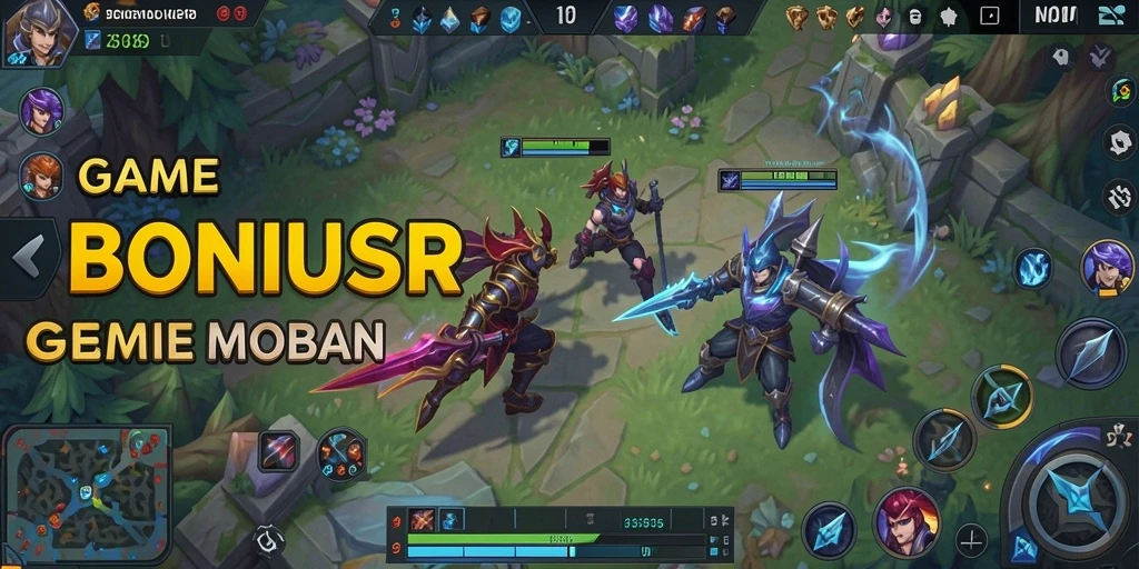 Tampilan gameplay BONUSRP yang menarik dengan aksi seru dalam pertempuran.