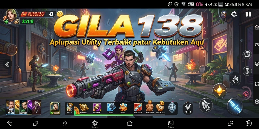 Tampilan antarmuka aplikasi GILA138 yang bersih dan intuitif.
