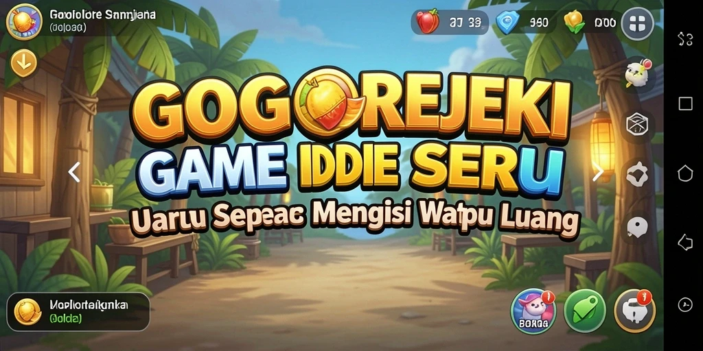 Tampilan screenshot yang menunjukkan gameplay menarik dari GOGOREJEKI.