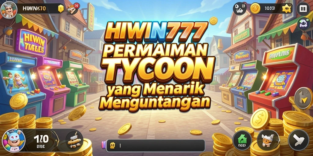 Tampilan menarik dari gameplay Tycoon HIWIN777.