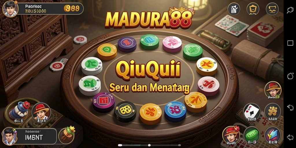 Tangkapan layar MADURA88 menunjukkan aksi seru permainan QiuQiu.