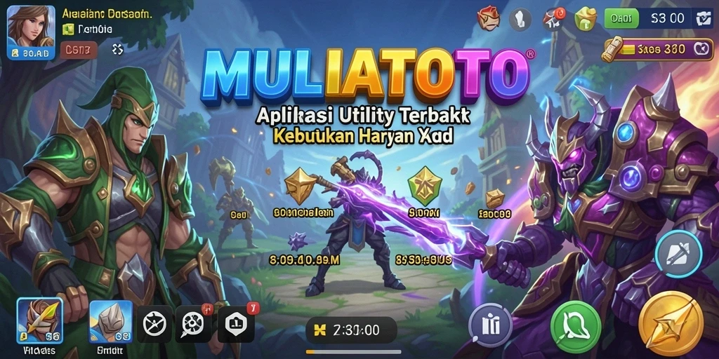 Screenshot utama MULIATOTO menampilkan antarmuka aplikasi yang bersih dan fungsional.