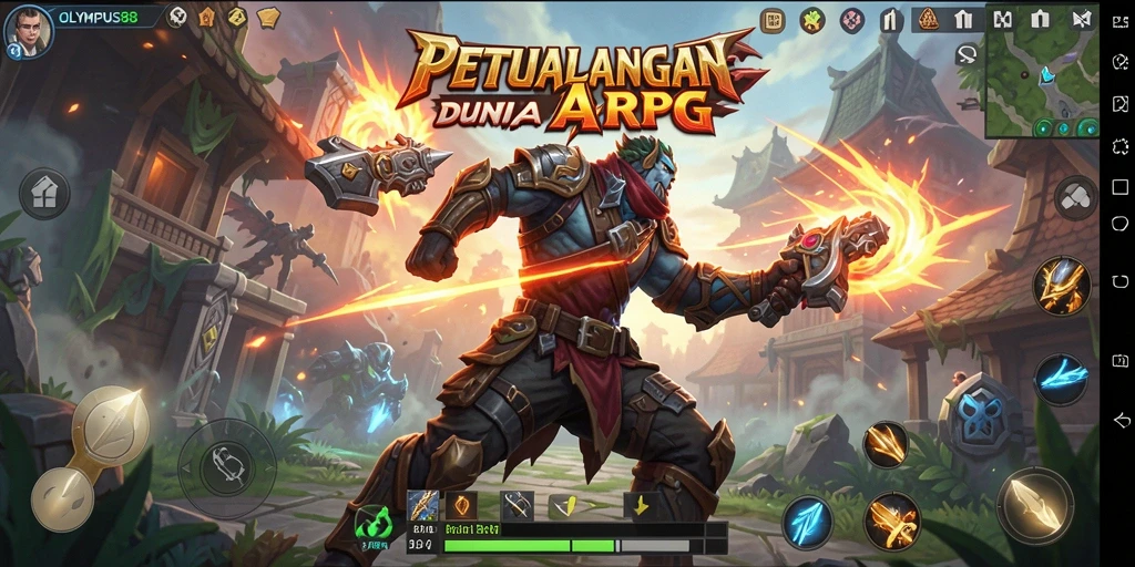 Menampilkan aksi seru dalam OLYMPUS88 dengan grafis menakjubkan.